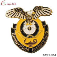 Custom Logo Gold Enamel Badge for Promotion Gifts (LM1046)